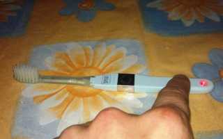 Ионная зубная щетка (стандартная головка одноуровневая щетина)